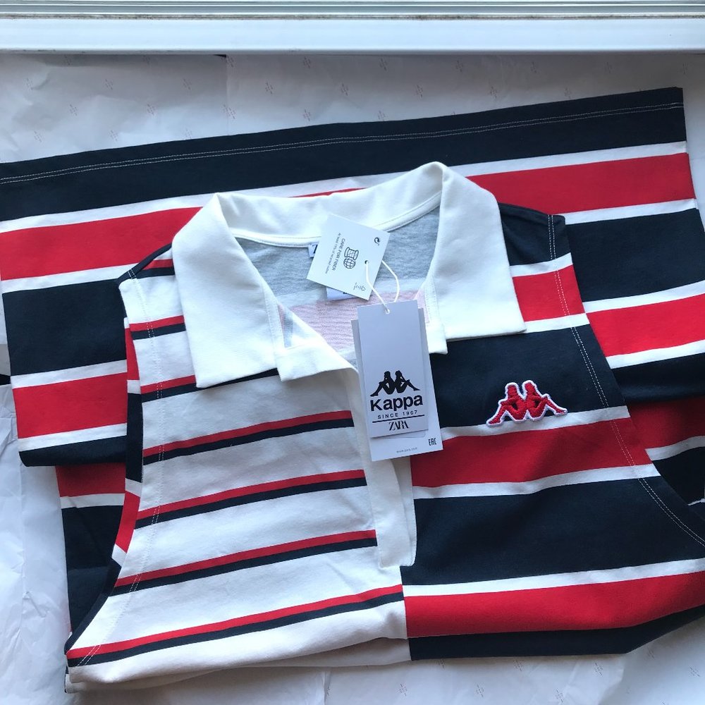 NWT Zara Striped Kappa Dress